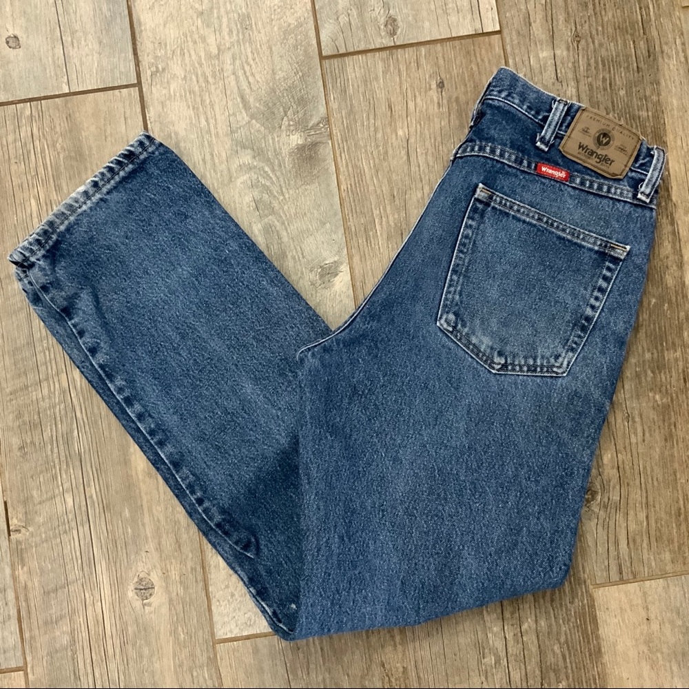 Wrangler Regular Fit Straight Leg Cotton Jeans 34